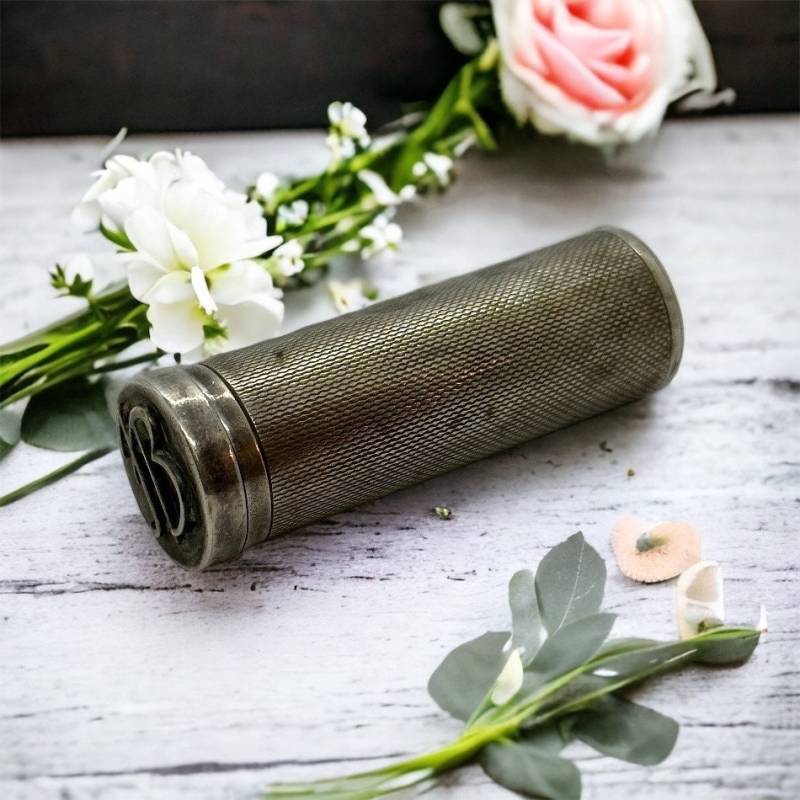 Seltener Lippenstift Halter 900Er Silber Ca. 52mm Lang Hülle Exklusiv Vintage Damen Eyecatcher Geschenk Lippenstifthalter Alt Rar Rarität von EyecatchersJuwellery