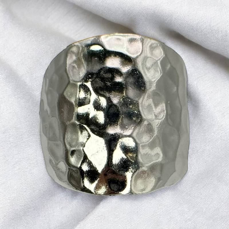 Vintage Ring 925Er Silber Patina Gr. 53 17, 1mm Herren Damen Silberring Geschenk Massiv Edel Exklusiv Design Luxus Muster Hammerschlag von EyecatchersJuwellery