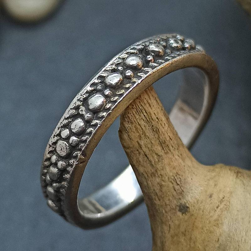 Vintage Ring 925Er Silber Patina Gr. 56 17, 9mm Herren Damen Silberring Geschenk Selten Edel Exklusiv Massiv Design Luxus Retro Zeitlos von EyecatchersJuwellery