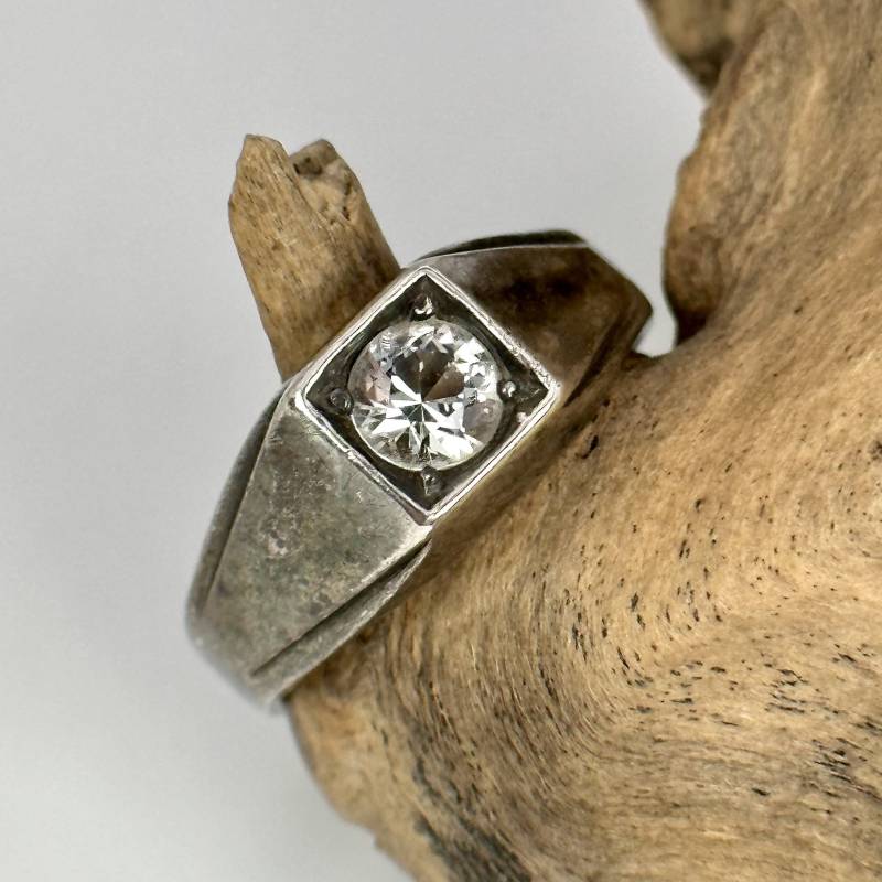 Vintage Ring Echt Silber 21 Mm Gr. 66 Patina Geschenk Damen Seltenes Fundstück Eyecatcher Exklusives Design Alt Retro Zeitlos von EyecatchersJuwellery