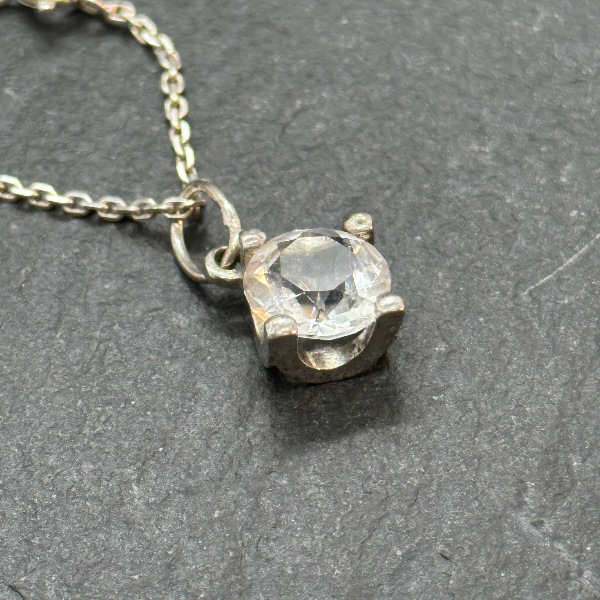 Vintage Silberkette Ca. 43cm Lang 1, 6mm Breit 925Er Silber Anhängervenezianerkette Geschenk Alt Kette Eyecatcher Patina Exklusiv Design von EyecatchersJuwellery