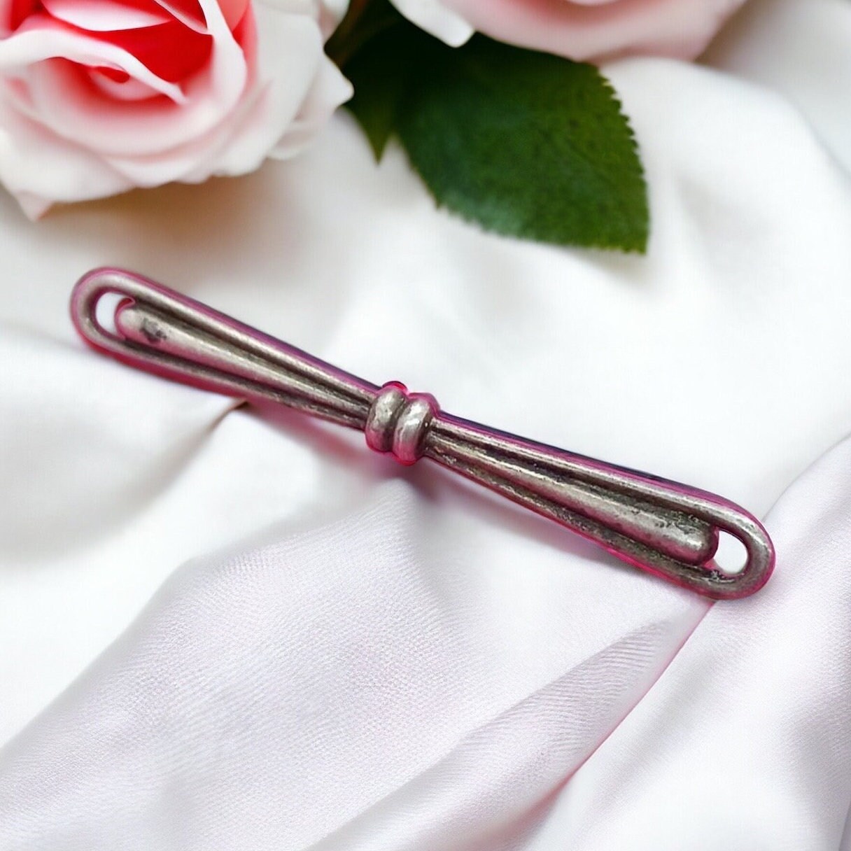 stabbrosche 55mm 835Er Silber Brosche Alt Oma Vintage Retro Erinnerung Geschenk Luxus Fashion Rarität Exklusiv von EyecatchersJuwellery