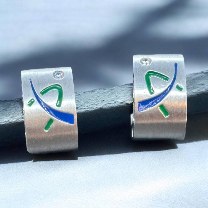 stilvolle Ohrstecker 925Er Silber 17 X 11mm Damen Geschenk Vintage Design Patina Ohrringe Exklusiv Retro Zeitlos Luxus Selten von EyecatchersJuwellery