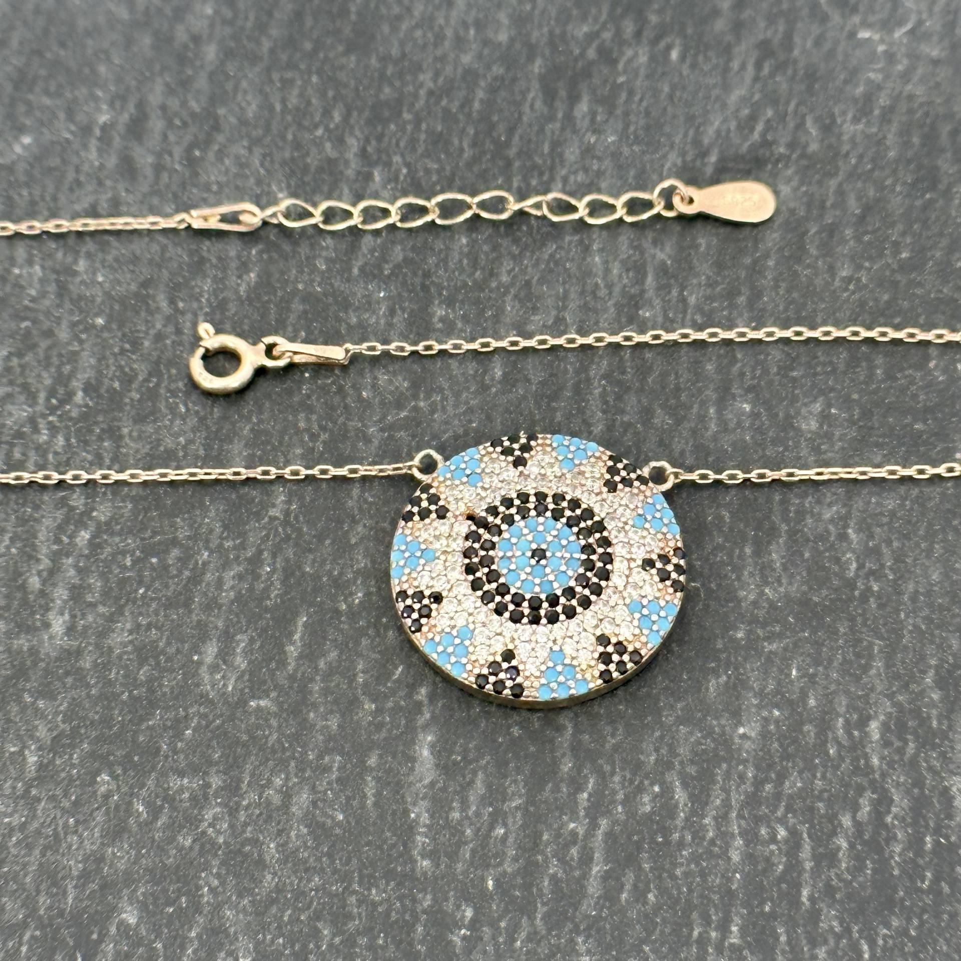 stilvolle Silberkette 925Er Silber Ca. 47 - 50cm Lang Vintage Exklusiv Zeitlos Damen Edelsteine Perlen Kette Halskette Edel Luxus Modern von EyecatchersJuwellery