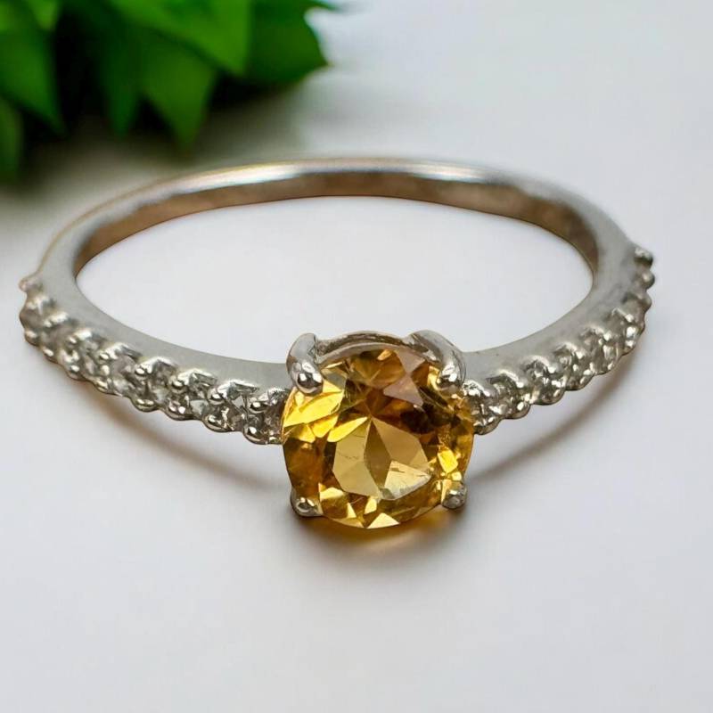 stilvoller Ring 925Er Silber Vintage 18, 1mm Gr. 57 Zirkonia Geschenk Edel Exklusiv Silberring Patina Damen Luxus Design Eyecatcher Rarität von EyecatchersJuwellery