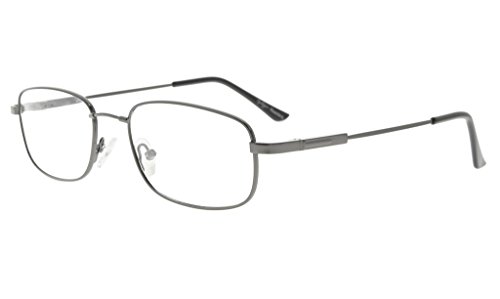 Eyekepper Bendable Titanium Erinnerung Lesebrille für Herren und Damen Lesen Gunmetal +1,75 von Eyekepper