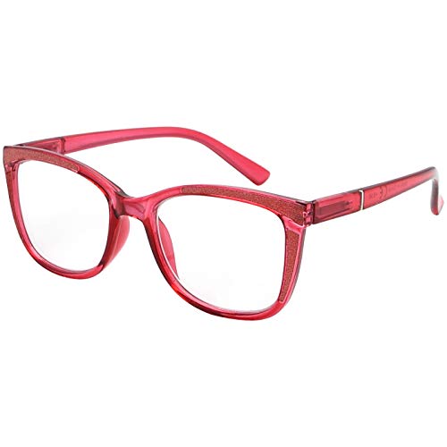 Eyekepper Damen Lesebrille Modische Muster Design Bequeme Lesehilfe - Rose Rot +1.75 von Eyekepper