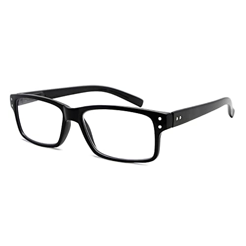 Eyekepper Klassisch Lesebrille mit Federscharniere für Herren Vintage Lesenbrille - Schwarz +1,50 von Eyekepper