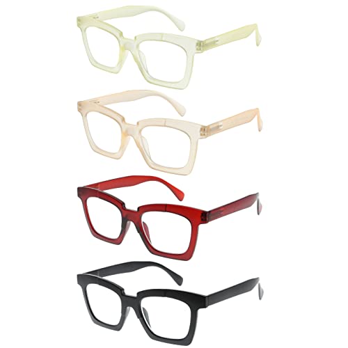 Eyekepper Lesebrille Damen 4er-Pack Stilvolle Brille Lesehilfe +2.50 von Eyekepper