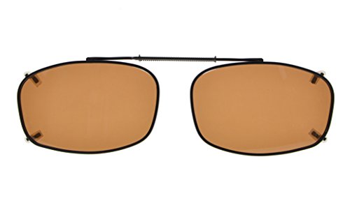 Eyekepper Metallrahmen Rand Polarisierte Gläser Aufsteckbare Sonnenbrille 54 × 34 mm von Eyekepper