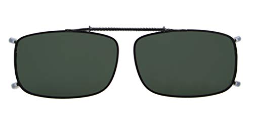 Eyekepper Metallrahmen Rand Polarisierte Gläser Aufsteckbare Sonnenbrille (54 × 34 MM) von Eyekepper