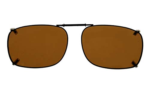 Eyekepper Metallrahmen Rand Polarisierte Gläser Aufsteckbare Sonnenbrille (54 × 34 MM) von Eyekepper