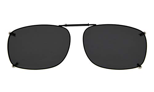 Eyekepper Metallrahmen Rand Polarisierte Gläser Aufsteckbare Sonnenbrille (54 × 34 MM) von Eyekepper