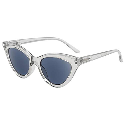 Eyekepper Modische Lesebrille für Damen Katzenauge Moley Lesehilfe mit Große Quadratische Gläsern und Federscharniere - Graue Gläsern + 1.50 von Eyekepper