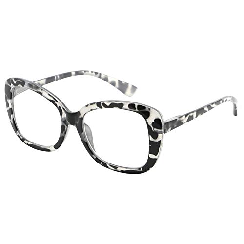 Eyekepper Modische Lesebrille für Damen Übergroße Lesehilfe - Graue Schildpatt +3.00 von Eyekepper