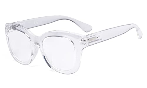 Eyekepper Übergroß Brille - Retro Brille für Frauen - Transparenter von Eyekepper