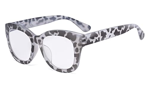 Eyekepper Übergroß Lesebrille - Retro Lesehilfe für Frauen - Grau/Schildkröte +2.75 von Eyekepper