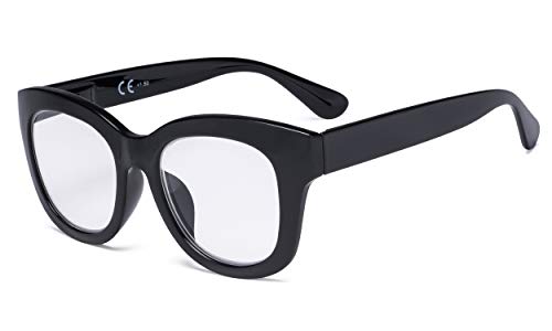 Eyekepper Übergroß Lesebrille - Retro Lesehilfe für Frauen - Schwarz +1.25 von Eyekepper