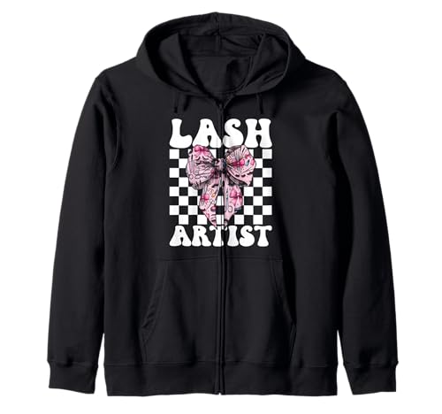 Lash Artist Lash Tech Wimperntechniker Mädchen Mama Kokette Kapuzenjacke Lash Artist Lash Tech Wimperntechniker Mädchen Mama Kokette Kapuzenjacke von Eyelash Lash Stylist Artist Coquette Bow Gifts