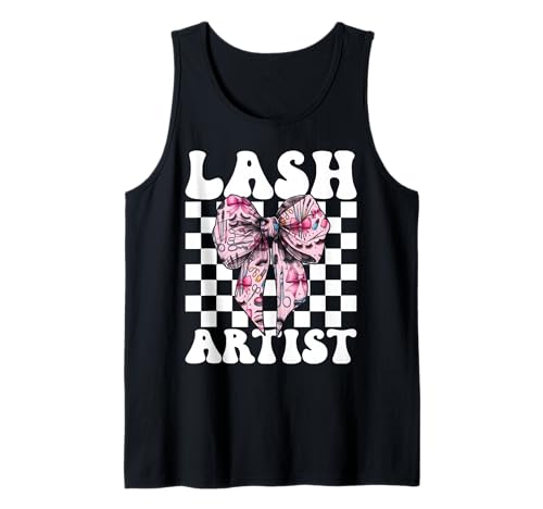 Lash Artist Lash Tech Wimperntechniker Mädchen Mama Kokette Tank Top Lash Artist Lash Tech Wimperntechniker Mädchen Mama Kokette Tank Top von Eyelash Lash Stylist Artist Coquette Bow Gifts