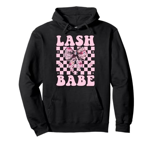 Lash Babe Lash Tech Wimperntechniker Mädchen Kokette Schleife Pullover Hoodie Lash Babe Lash Tech Wimperntechniker Mädchen Kokette Schleife Pullover Hoodie von Eyelash Lash Stylist Artist Coquette Bow Gifts