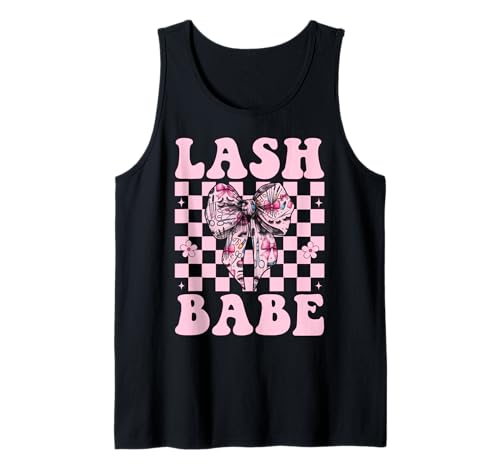 Lash Babe Lash Tech Wimperntechniker Mädchen Kokette Schleife Tank Top Lash Babe Lash Tech Wimperntechniker Mädchen Kokette Schleife Tank Top von Eyelash Lash Stylist Artist Coquette Bow Gifts