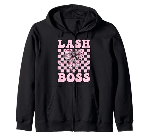 Lash Boss Lash Tech Wimperntechniker Mädchen Mama Kokette Kapuzenjacke Lash Boss Lash Tech Wimperntechniker Mädchen Mama Kokette Kapuzenjacke von Eyelash Lash Stylist Artist Coquette Bow Gifts
