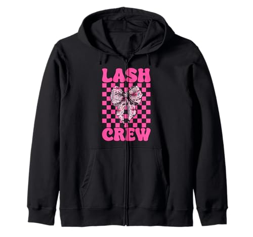 Lash Crew Lash Tech Wimperntechniker Mädchen Mama Kokette Kapuzenjacke Lash Crew Lash Tech Wimperntechniker Mädchen Mama Kokette Kapuzenjacke von Eyelash Lash Stylist Artist Coquette Bow Gifts