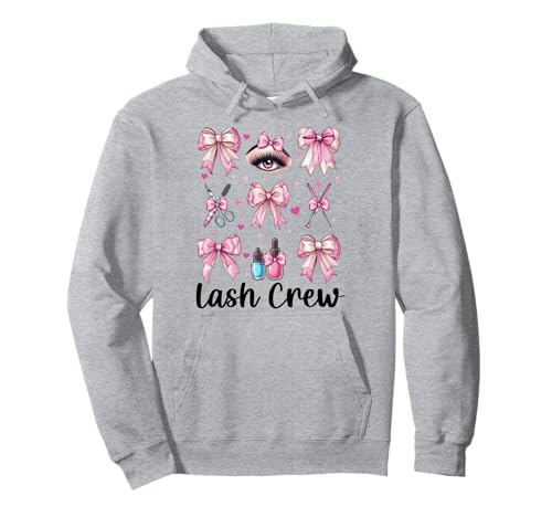 Lash Crew Lash Tech Wimperntechniker Mädchen Mama Kokette Pullover Hoodie Lash Crew Lash Tech Wimperntechniker Mädchen Mama Kokette Pullover Hoodie von Eyelash Lash Stylist Artist Coquette Bow Gifts