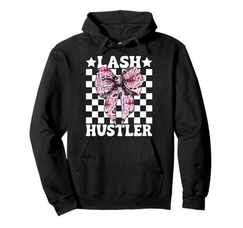 Lash Hustler Lash Tech Wimperntechniker Mädchen Mama Kokette Pullover Hoodie von Eyelash Lash Stylist Artist Coquette Bow Gifts