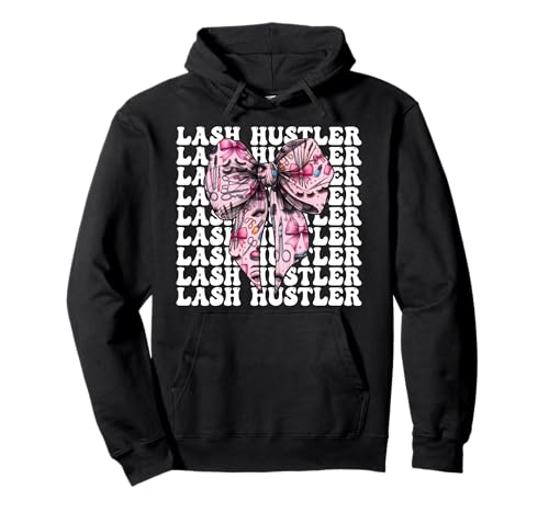 Lash Hustler Lash Tech Wimperntechniker Mädchen Mama Kokette Pullover Hoodie Lash Hustler Lash Tech Wimperntechniker Mädchen Mama Kokette Pullover Hoodie von Eyelash Lash Stylist Artist Coquette Bow Gifts