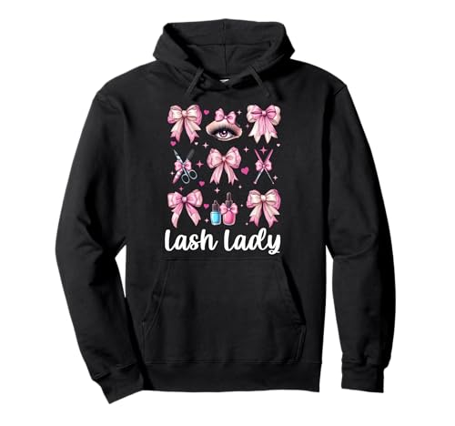 Lash Lady Lash Tech Wimperntechniker Mädchen Mama Kokette Pullover Hoodie von Eyelash Lash Stylist Artist Coquette Bow Gifts
