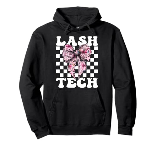 Lash Tech Wimperntechnikerin Mädchen Mama Kokette Schleife Pullover Hoodie Lash Tech Wimperntechnikerin Mädchen Mama Kokette Schleife Pullover Hoodie von Eyelash Lash Stylist Artist Coquette Bow Gifts
