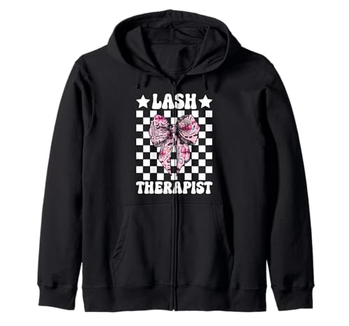 Lash Therapist Lash Tech Wimperntechniker Mädchen Mama Kapuzenjacke Lash Therapist Lash Tech Wimperntechniker Mädchen Mama Kapuzenjacke von Eyelash Lash Stylist Artist Coquette Bow Gifts