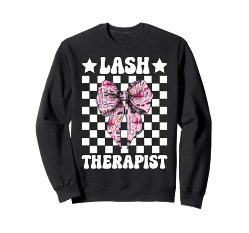 Lash Therapist Lash Tech Wimperntechniker Mädchen Mama Sweatshirt Lash Therapist Lash Tech Wimperntechniker Mädchen Mama Sweatshirt von Eyelash Lash Stylist Artist Coquette Bow Gifts