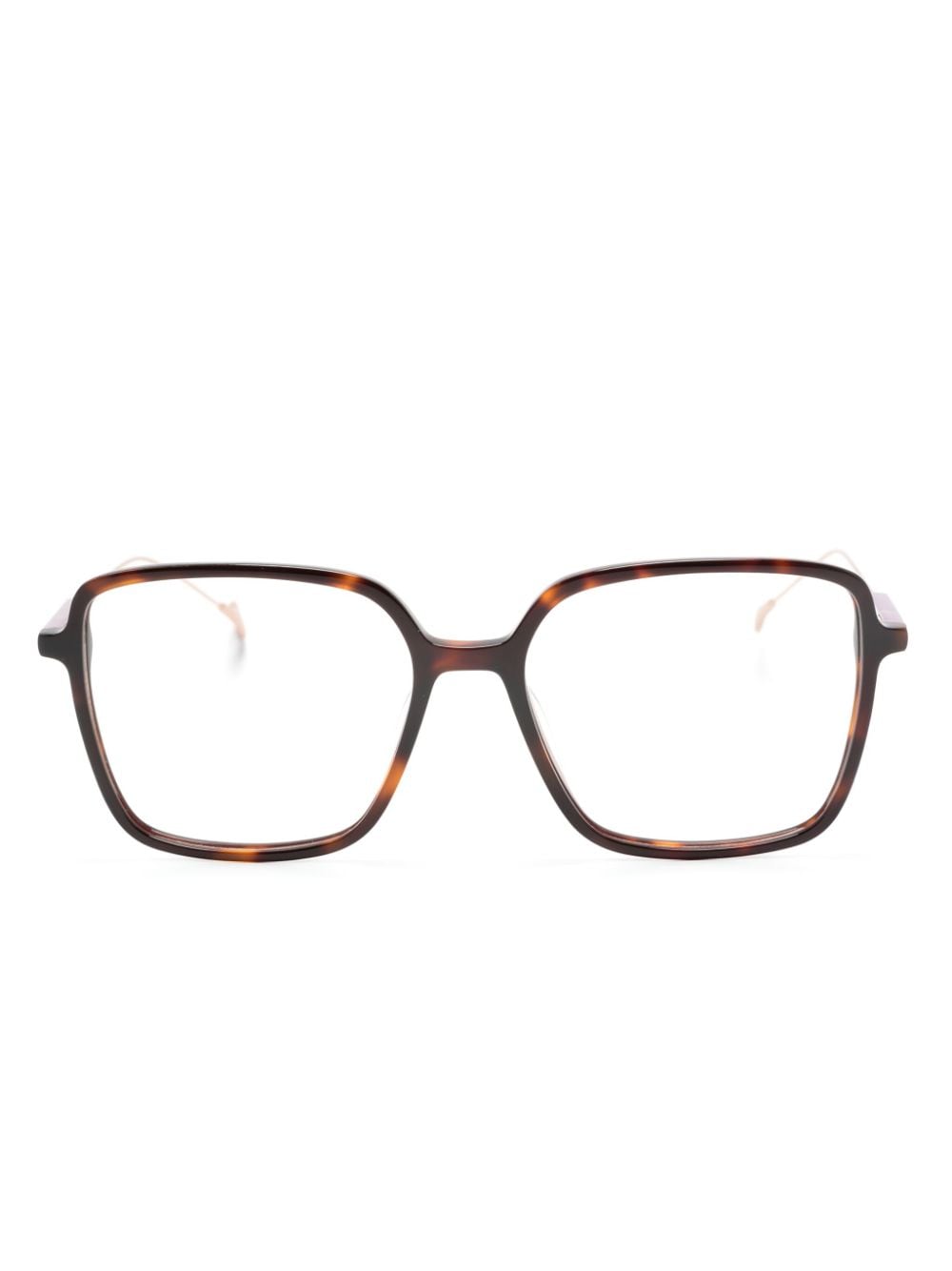 Eyepetizer Quovadis Brille mit Oversized-Gestell - Braun von Eyepetizer