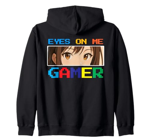 Funny Eyes On Me Gamer Anime Girl Gaming Nerd Pixel Game Kapuzenjacke Funny Eyes On Me Gamer Anime Girl Gaming Nerd Pixel Game Kapuzenjacke von Eyes On Me Gamer Store