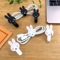 Dick Bruna Miffy Cable Organizer Tie (Set of 3) White von Eyeup