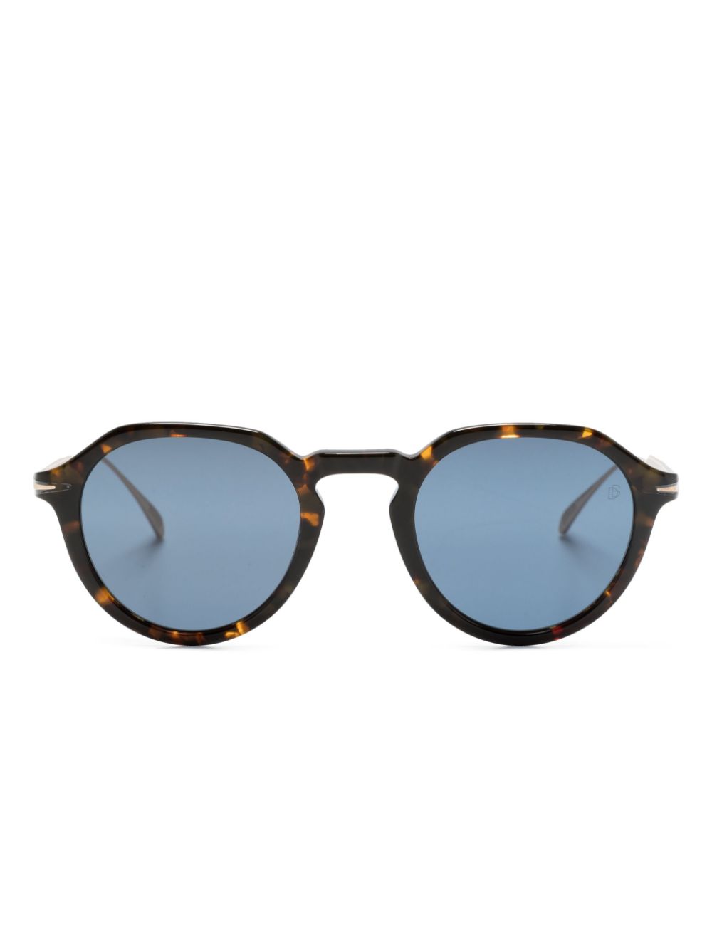 Eyewear by David Beckham 1098/S Sonnenbrille mit rundem Gestell - Braun von Eyewear by David Beckham