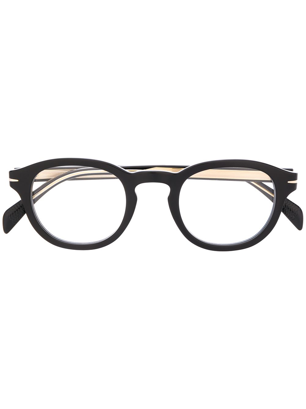 Eyewear by David Beckham Brille mit eckigem Gestell - Schwarz von Eyewear by David Beckham