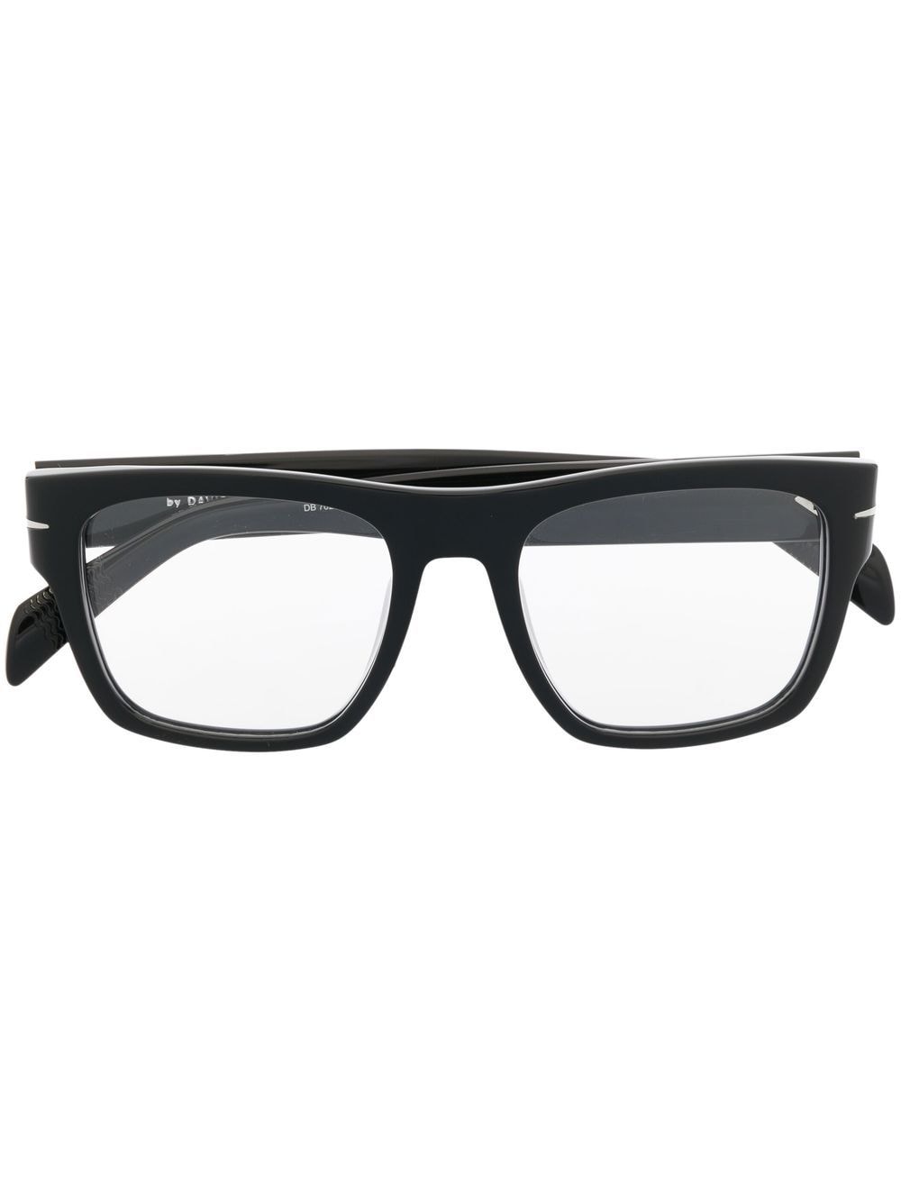 Eyewear by David Beckham DB7020 Brille mit eckigem Gestell - Schwarz von Eyewear by David Beckham