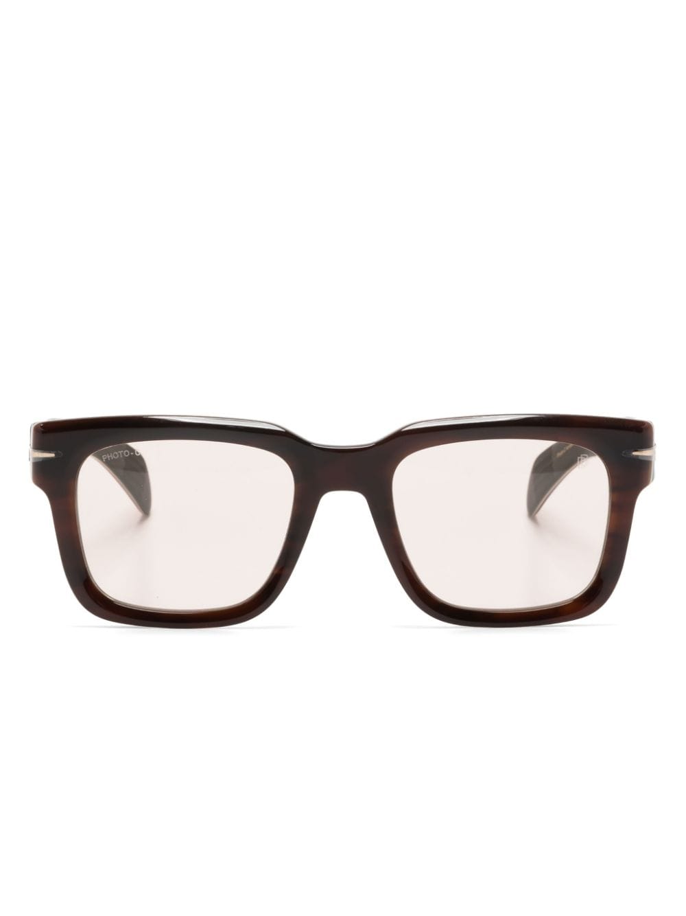 Eyewear by David Beckham Sonnenbrille mit eckigem Gestell - Braun von Eyewear by David Beckham