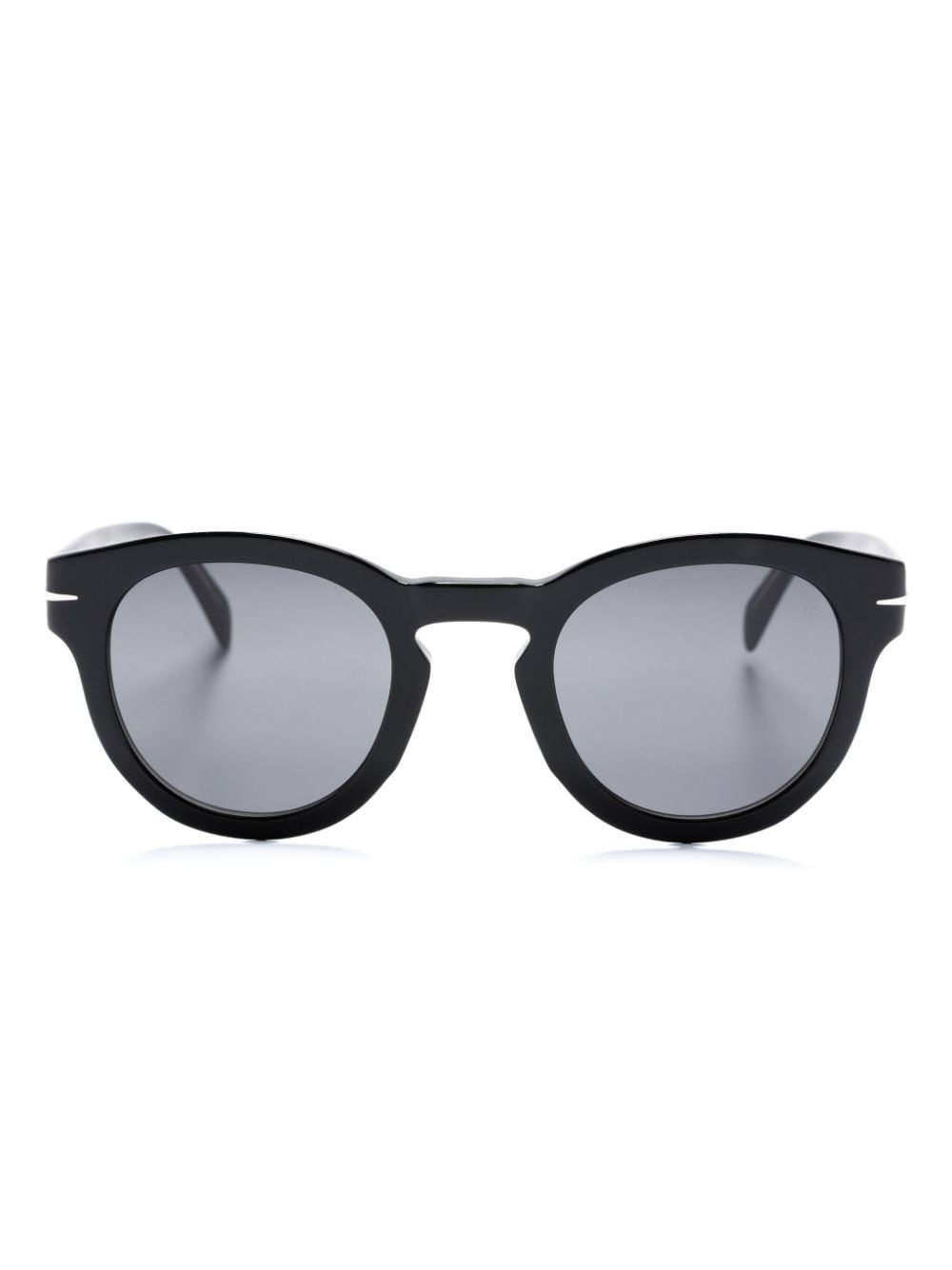 Eyewear by David Beckham Sonnenbrille mit rundem Gestell - Schwarz von Eyewear by David Beckham