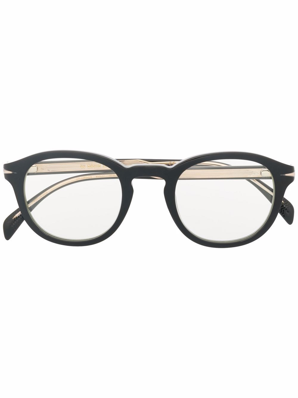 Eyewear by David Beckham Brille mit rundem Gestell - Schwarz von Eyewear by David Beckham