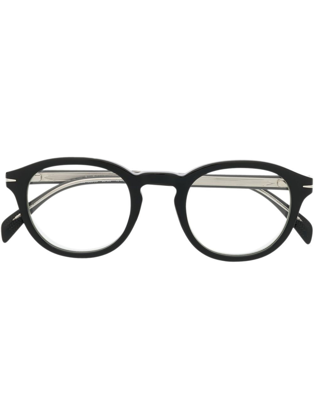 Eyewear by David Beckham Brille mit rundem Gestell - Schwarz von Eyewear by David Beckham