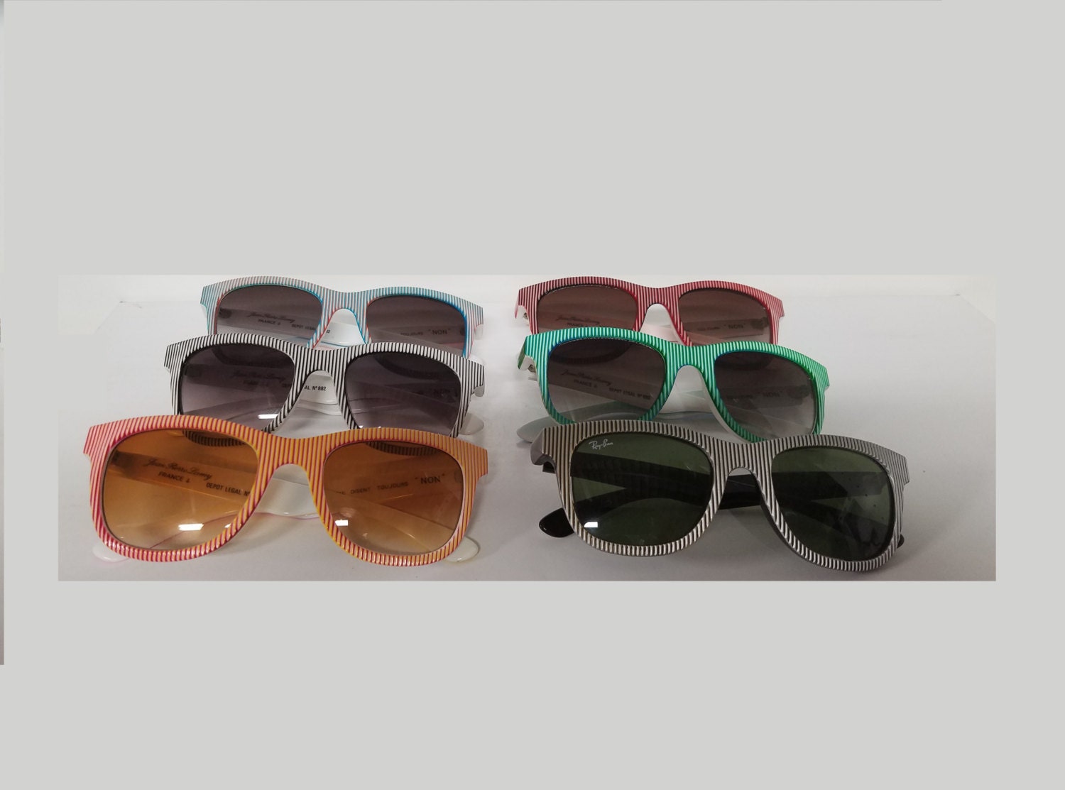 Original Vintage 1980Er Jahre Jean Pierre Lamy Sonnenbrille | 6 Farbkombinationen Original Vintage 1980Er Jahre Jean Pierre Lamy Sonnenbrille | 6 Farbkombinationen von EyewearMart