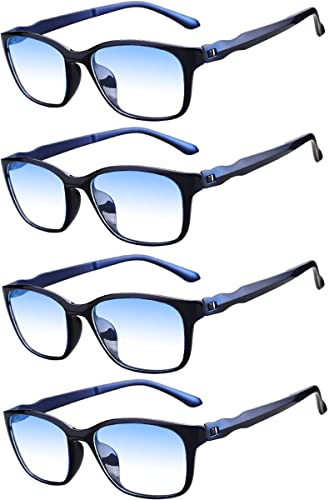Eyglajdd Lesebrille für Herren Damen Matt Finish,TR90 leicht Lesehilfe Blaulichtfilter Brille 4er-Pack Blau +1,0 Eyglajdd Lesebrille für Herren Damen Matt Finish,TR90 leicht Lesehilfe Blaulichtfilter Brille 4er-Pack Blau +1,0 von Eyglajdd