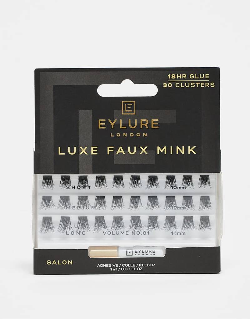 Eylure - Faux Mink Clusters - Künstliche Wimpern - Volume No.01-Schwarz von Eylure
