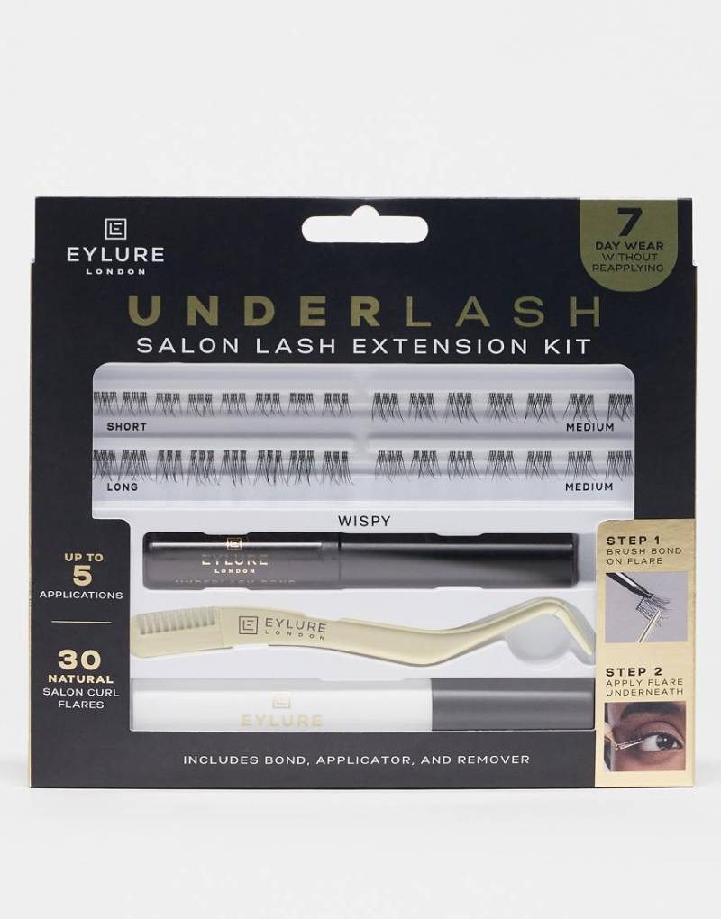 Eylure - Underlash Salon - Wimpernverlängerungs-Set - Wispy-Schwarz von Eylure
