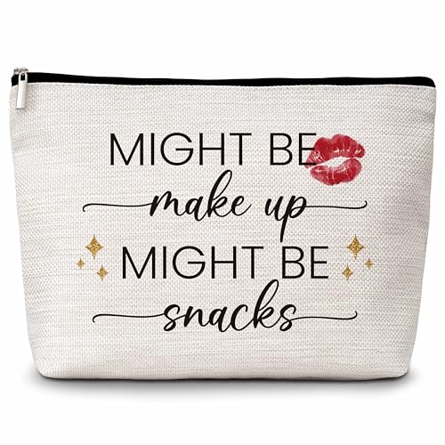 Eyouyeqi Lustige Snack-Make-up-Tasche, könnte als Snacks verwendet werden, Snack-Tasche für Reisen, Snack-Liebhaber, inspiriertes Geschenk, Geburtstagsgeschenk für Frauen und Mädchen, 12, von Eyouyeqi